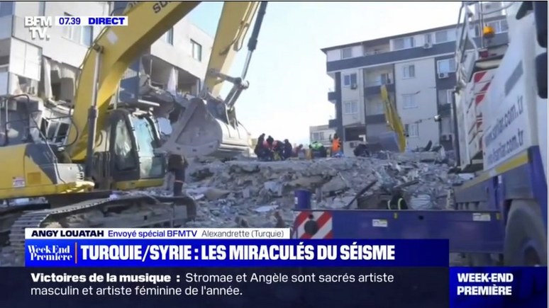 BFM TV: на шестой день после землетрясения в Турции спасатели и местные жители не теряют надежды найти выживших