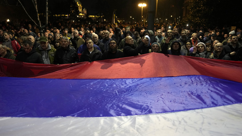 Die Zeit: в Белграде прошли массовые протесты против западного плана по Косову