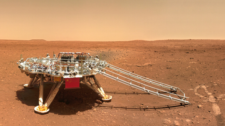 Xinhua: китайский марсоход нашёл доказательства наличия воды в низких широтах Марса