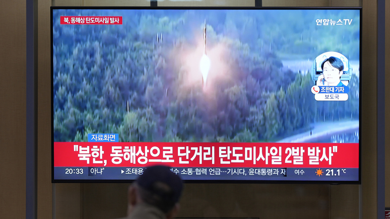 Bloomberg: послание к учениям — Пхеньян снова провёл испытательные пуски ракет
