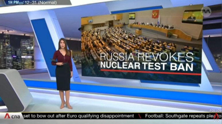 Первый шаг сделан — CNA о голосовании в Госдуме по отзыву ратификации Договора о всеобъемлющем запрещении ядерных испытаний 