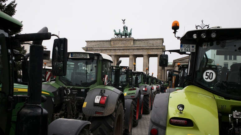 NIUS: немецкие фермеры не побоялись выступить против правительства и получили народную поддержку