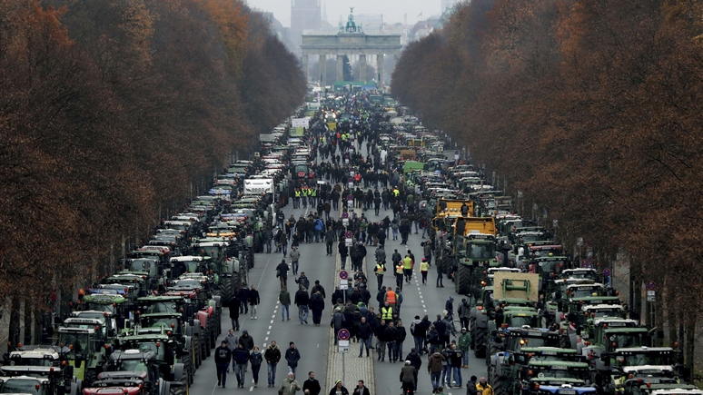 NIUS: протесты фермеров в Германии отражают недовольство всего населения 