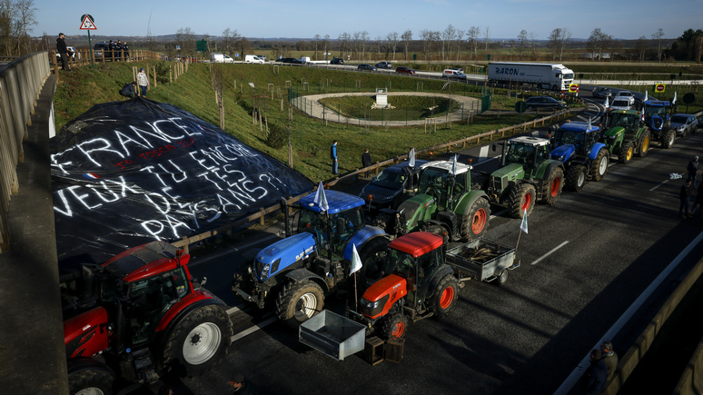 Le Parisien: французские фермеры намерены организовать полную блокаду Парижа