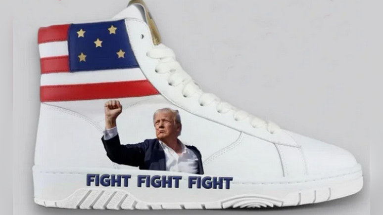 USA Today: компания Трампа решила продавать кроссовки с изображением экс-президента после покушения