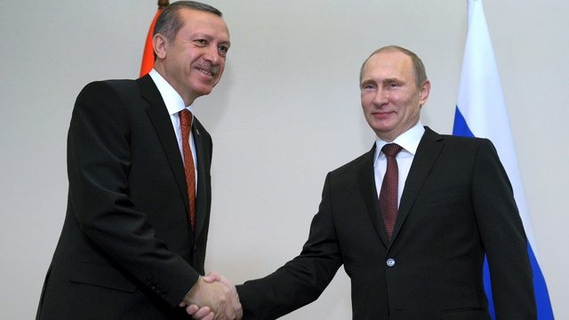 Эрдоган и Путин обменялись шутками про Евросоюз
