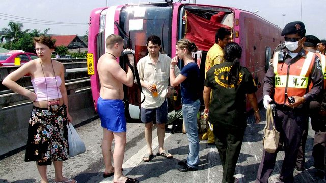 Российские туристы пострадали в ДТП в Таиланде