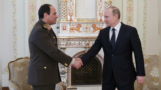 Путин поддержал президентские амбиции египетского министра обороны