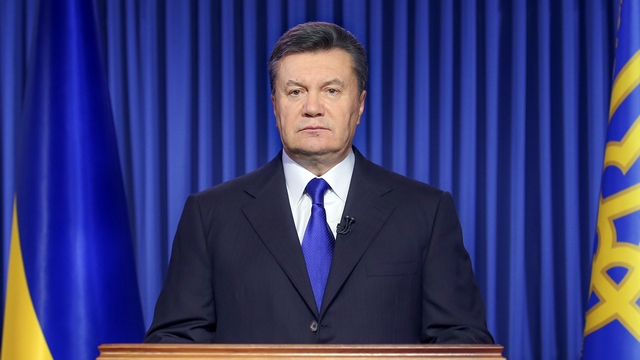 Партия регионов сделала Януковича ответственным за события в Киеве 