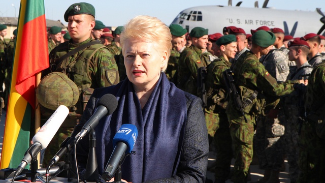 Десантники США стали «настоящими друзьями» для президента Литвы