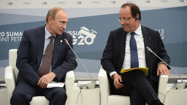 Boston Herald пристыдил Олланда за «подхалимство» перед Путиным