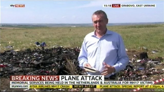 Sky News извинился за репортера, копавшегося в вещах жертв «Боинга»