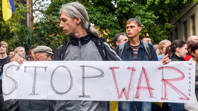 В Москве прошла акция протеста против войны с Украиной 