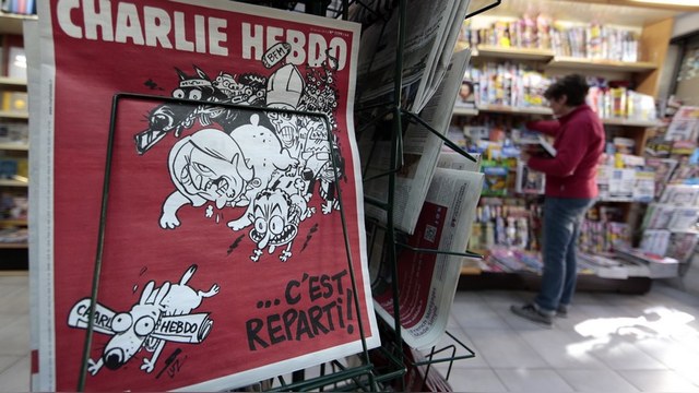 Charlie Hebdo нашел повод для шуток в крушении российского самолета 