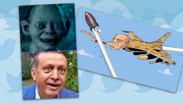 Bild: Голлум Эрдоган и Пиноккио Путин схлестнулись в интернете