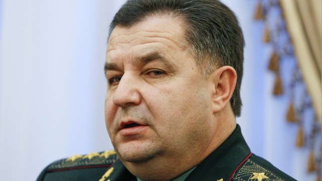 Министр обороны Полторак: Прогуляться по Украине у Путина уже не получится