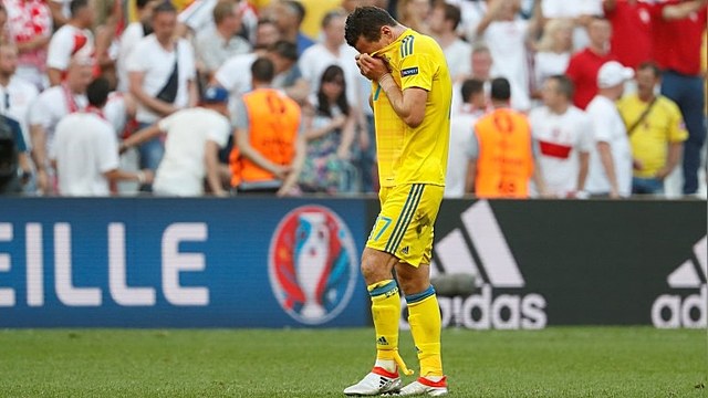ERR: Украинская сборная осталась на дне турнирной таблицы Евро-2016