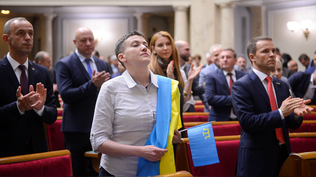 Корреспондент: Савченко готова возглавить Минобороны Украины