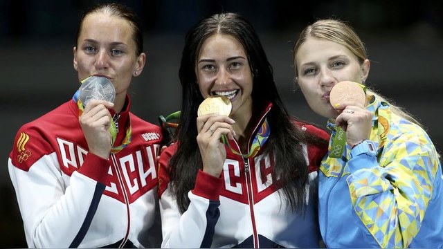 NBC: Российские саблистки взяли золото и серебро в Рио 