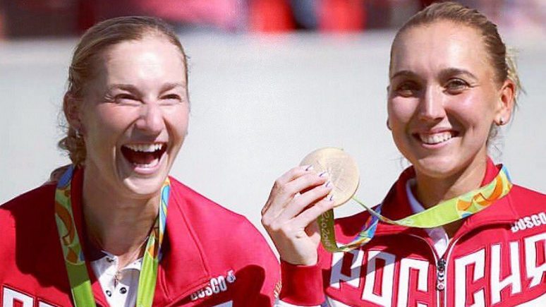 Пара российских теннисисток впервые на Олимпиаде завоевала золото