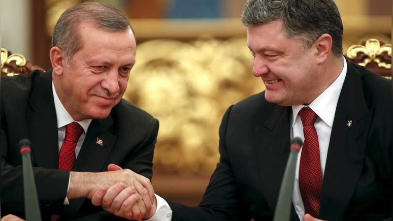 Эрдоган заверил Порошенко, что не изменил позицию по Крыму