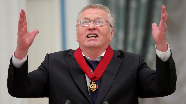 RFE: На церемонии в Кремле Жириновский удивил всех своим «Боже, царя храни»