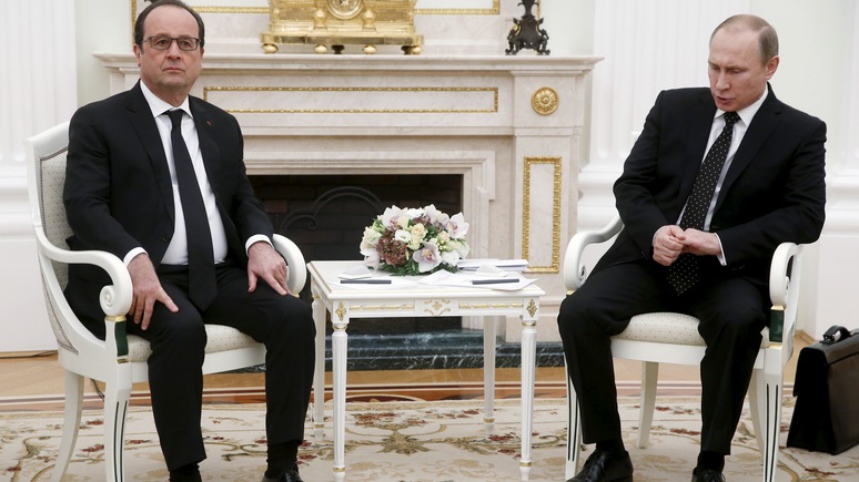 Олланд намерен обсудить с Путиным Украину, несмотря на разногласия по Сирии
