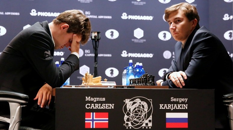 NYT: Шахматная дуэль Карякина и Карлсена разжигает страсти времен холодной войны