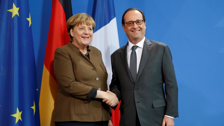 Focus: Меркель и Олланд сошлись на продлении санкций против России