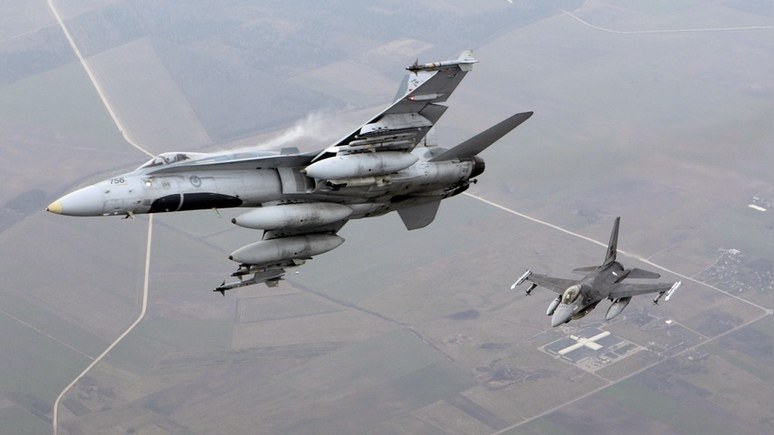 ABC.es: испанские пилоты помогут НАТО следить за Россией в небе Прибалтики