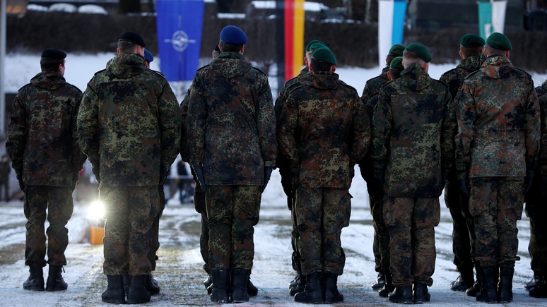 Das Erste: первые 17 немецких солдат приступили к защите Литвы от России