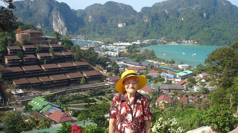 FAZ: пенсионерка из России стала мировой звездой благодаря путешествиям
