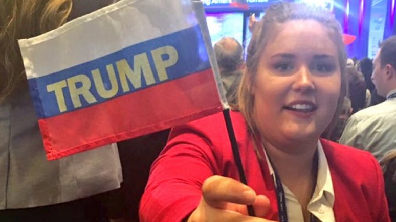 HuffPost: сторонников Трампа разыграли с помощью флагов России