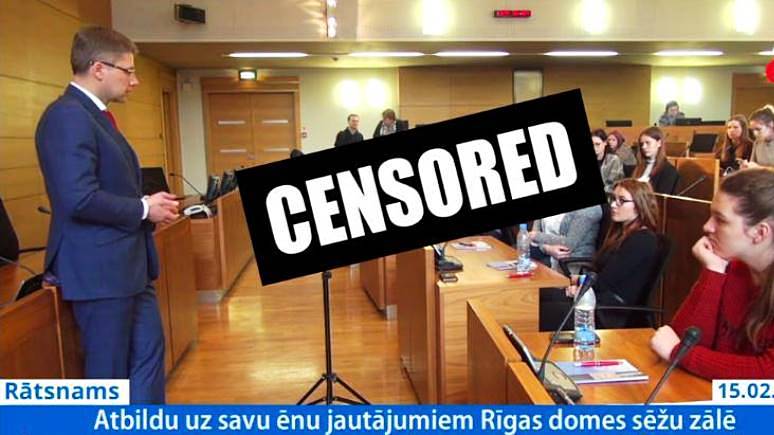DELFI: мэра Риги вновь оштрафовали за общение на русском со школьниками