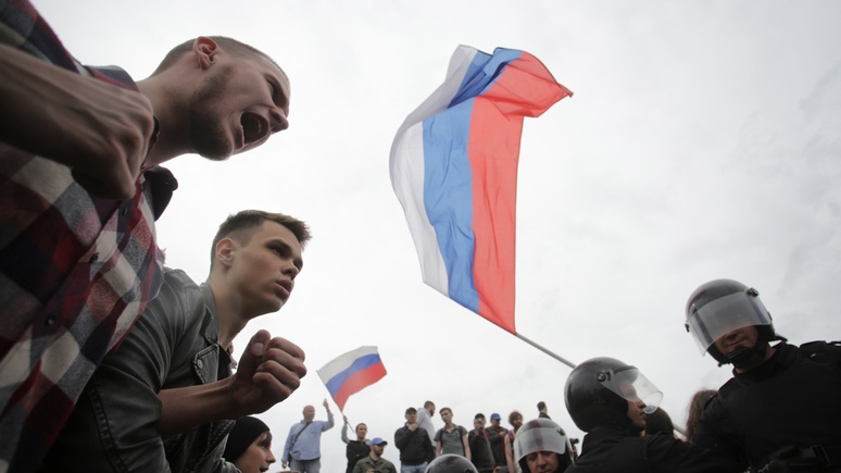 FAZ: протест меньшинства не пошатнёт власть Путина