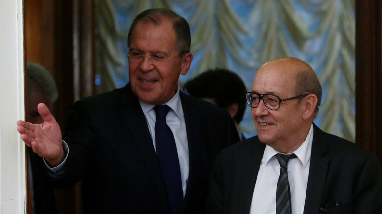 RFI: французский министр приехал в Москву, чтобы очаровать Лаврова