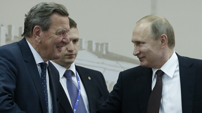 Bild: Шрёдер может дружить с Путиным, но тогда на выборах ему не место