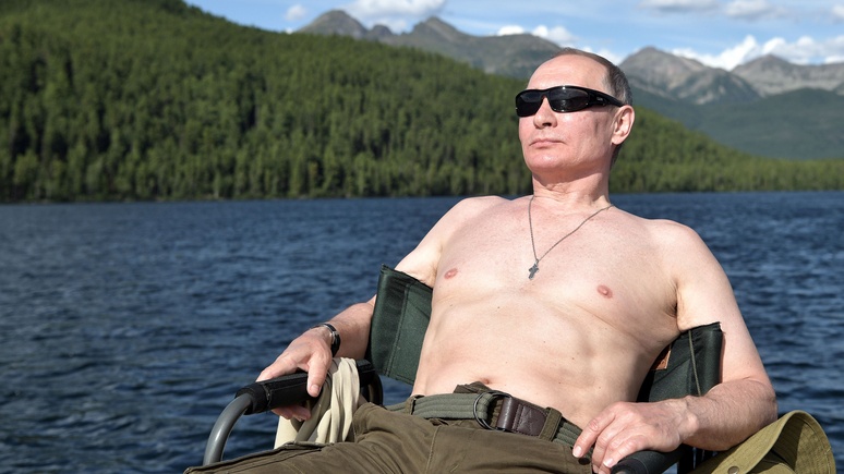 Sun: фотосессия Путина без рубашки оказалась для россиян заразительной