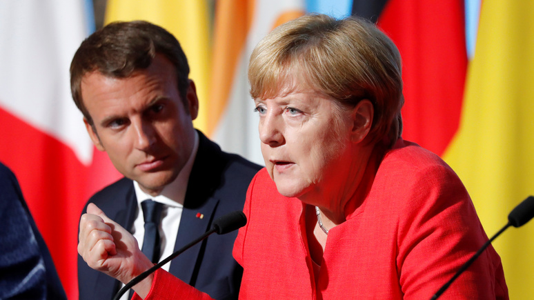 Ouest-France: Макрон и Меркель призвали Путина и Порошенко гарантировать перемирие в Донбассе