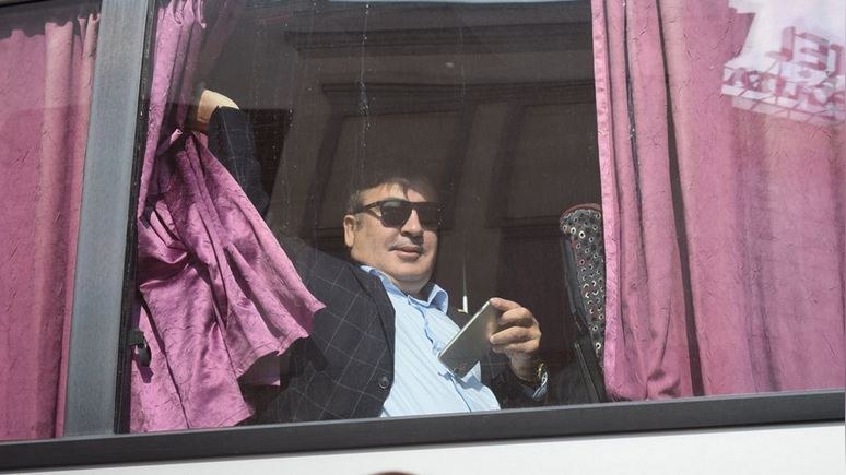 112: прорвавшийся на Украину Саакашвили попал в чёрный список «Миротворца»