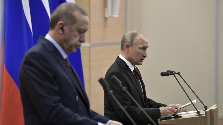 DWN: Путин похоронил великодержавные амбиции Эрдогана