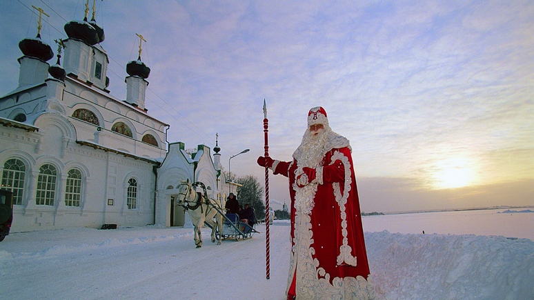 N-TV: образцовая дружба привела немецкого Санту в гости к Деду Морозу