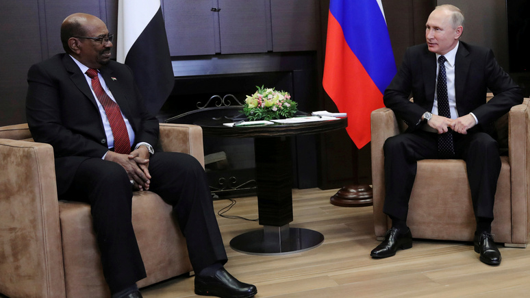ORF: президент Судана попросил у Путина защиты от «агрессии США»