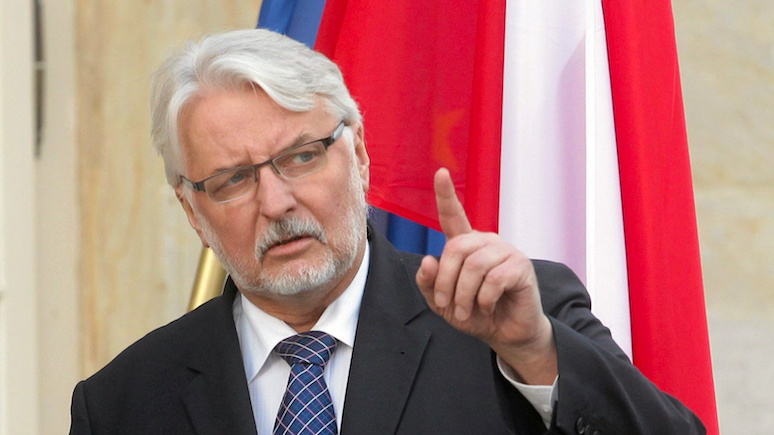 Глава МИД Польши: раз за Крым Украина не объявила России войну, то и нам не стоит  