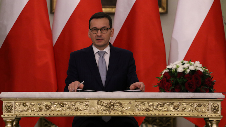 Onet: в своей первой речи новый премьер-министр Польши ни слова не сказал о России  