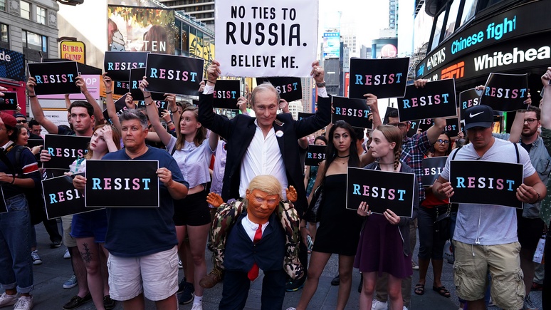Inquisitr: более 40% американцев уверены, что Трамп на посту президента благодаря русским