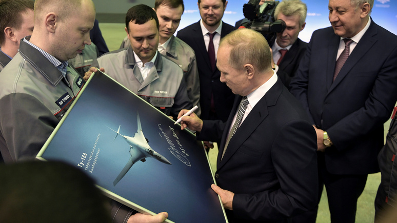 DM: Путин предложил создать «российский Конкорд» на основе Ту-160
