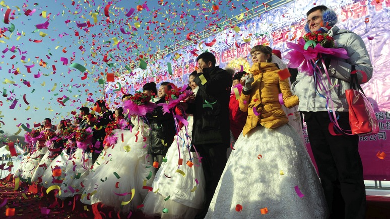 Global Times: сближение с Россией китайцы скрепляют брачными узами  