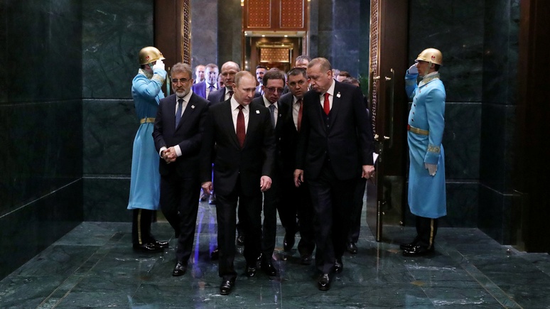 Handelsblatt: сближение с Россией заводит Эрдогана в кремлёвскую западню