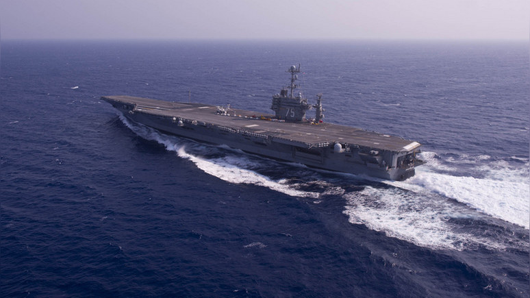 DN: Пентагон может оставить в Средиземном море «Гарри Трумэна», чтобы присмотреть за Россией